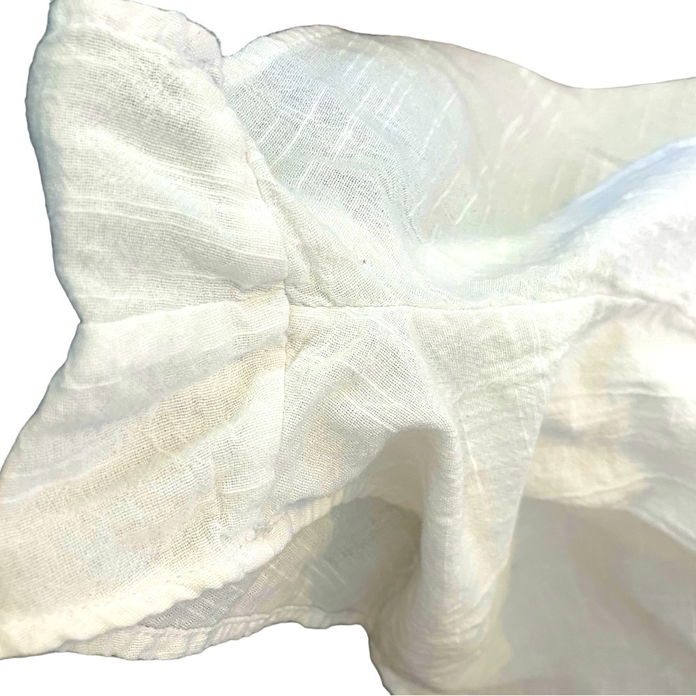 J.Crew Boho Embroidered Red Tassel Romper Cotton - image 4